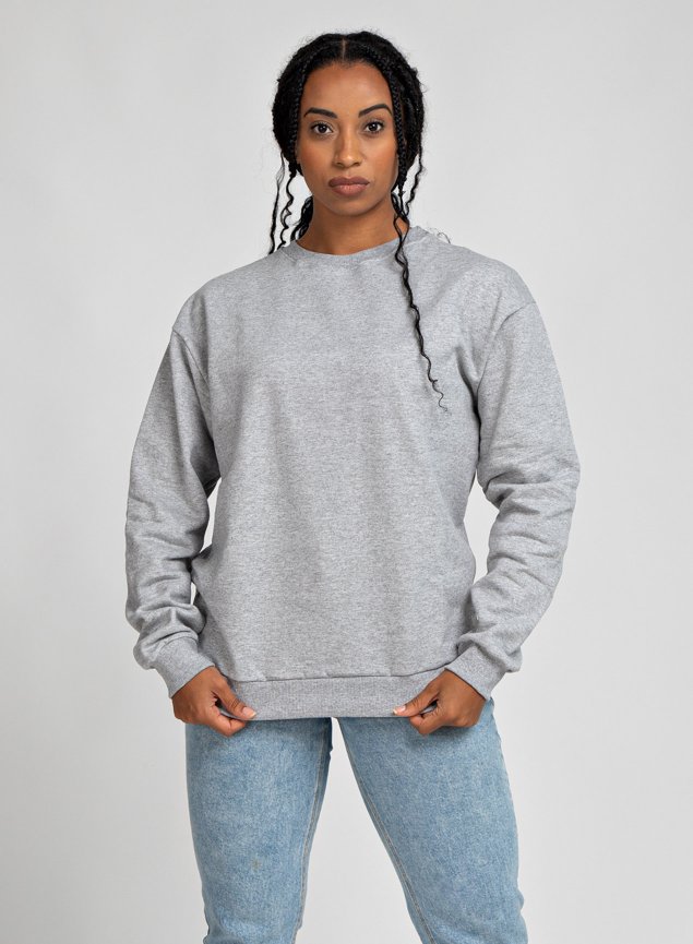 Moletom Liso Moletom Feminino Sem Capuz Kit Moletom Basicamente